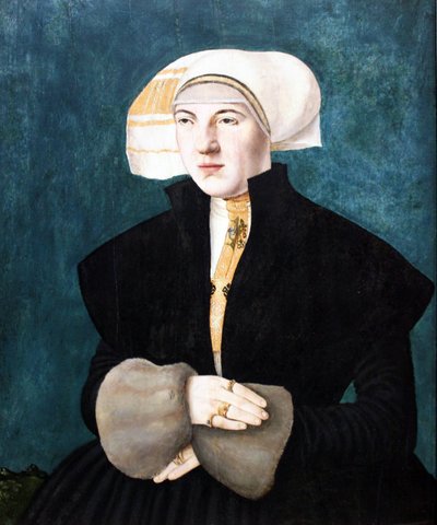 Portrait of Katharina von Holzhausen née Breder von Hohenstein by Hans Abel the Younger